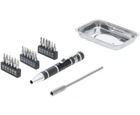 BGS Sada šroubovacích bitů s magnetickým pouzdrem, 21 ks.