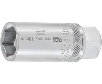 BGS Hlavice nástrčná pro zapalovací svíčky s pružinou 1/2" x 18mm,6.ti hranná,Chrom Vanadium BGS Hlavice nástrčná pro zapalovací svíčky s pružinou 1/2" x 18mm,6.ti hranná,Chrom Vanadium