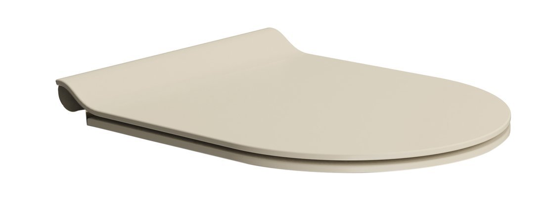 Gsi pura wc sedátko, slim, soft close, quick release, creta mat/chrom