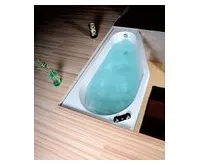 POLYSAN TIGRA L asymetrická vana 170x80x46cm, bílá (1)