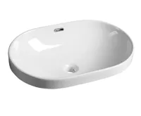 SAPHO LIMA keramické umyvadlo, zápustné 59,5x39,5cm, bílá