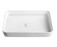 SAPHO BLADE keramické umyvadlo na desku, 65x40cm, bílá (3)