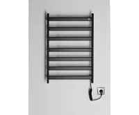 SAPHO ELIAS elektrický sušák ručníků 490x730x110 mm, 105 W, černá mat (4)