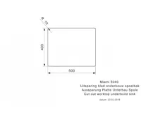 Nerezový dřez REGINOX SET MIAMI 500 GOLD + Baterie CANO + příslušenství, zlatá (18)