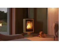 HS Flamingo Krbová kamna MASTERFLAMME ® Piccolo II, olivová (24)
