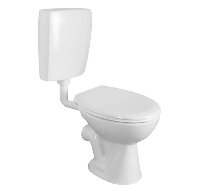 CREAVIT WC kombi, dvojtlačítko 4,5/6l, zadní odpad, bílá