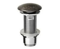 SAPHO BLOK umyvadlová výpust 5/4“, click-clack, zátka matný tmavý kámen (1)