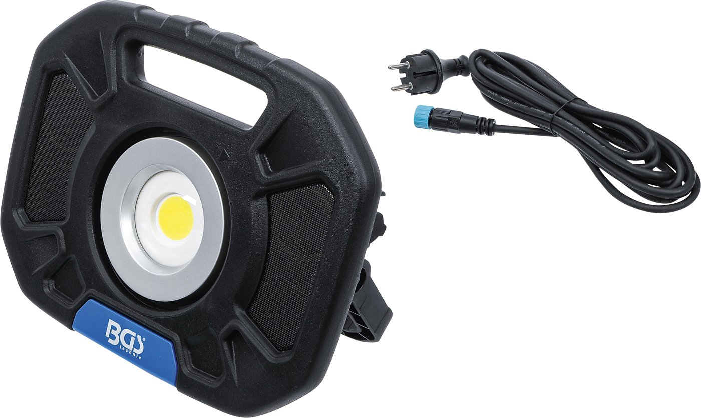 Bgs pracovní cob led svítilna, 40 w, a integrovanými reproduktory