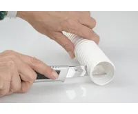 BRUCKNER FLEXY umyvadlový sifon 5/4", DN40, bílá (4)