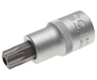 BGS Hlavice nástrčná, 12,5 mm (1/2&quot;), T-profil (pro Torx) s otvorem T55