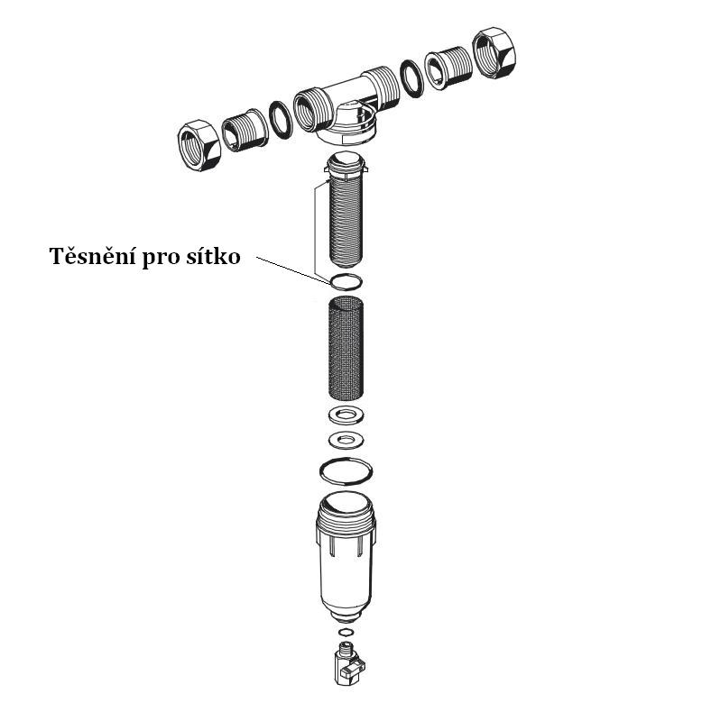 Honeywell náhradní těsnění pro sítko pro ff06 3/4" - 1"