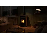HS Flamingo Krbová kamna AQUAFLAM VARIO ® BARMA 11/7kW dlažba Bělený Dub, elektronická regulace (22)