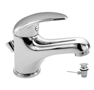 NOVASERVIS Umyvadlová baterie s výpustí Metalia 55 chrom - 55001,0