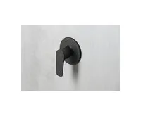 AQUALINE LOTTA podomítková sprchová baterie, 1 výstup, černá mat (1)