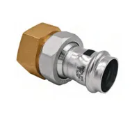 Nerezové lisovací šroubení 330 - 15 x 1/2" vnitřní závit - pro topení i pitnou vodu Nerezové lisovací šroubení 330 - 15 x 1/2" vnitřní závit - pro topení i pitnou vodu