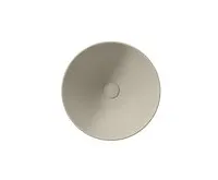 GSI PURA keramické umyvadlo na desku vysoké, průměr 42cm, creta mat (1)