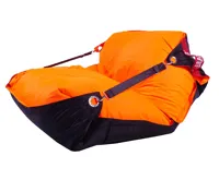 Sedací pytel 189x140 duo fluo orange - black Sedací pytel 189x140 duo fluo orange - black