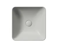 GSI SAND/NUBES keramické umyvadlo na desku 38x38cm, cenere mat (3)