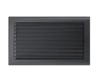 HS Flamingo Krbová mřížka 22x37 BASIC grafitová s žaluzií