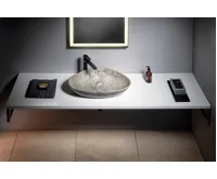 SAPHO DALMA keramické umyvadlo na desku, 58,5x39cm, grigio (5)