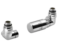 SAPHO CORNER připojovací sada ventilů termostatická triaxiální, pravé provedení, chrom