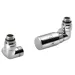 SAPHO CORNER připojovací sada ventilů termostatická triaxiální, pravé provedení, chrom SAPHO CORNER připojovací sada ventilů termostatická triaxiální, pravé provedení, chrom