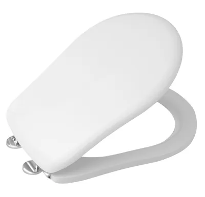 KERASAN RETRO WC sedátko Soft Close, bílá/chrom