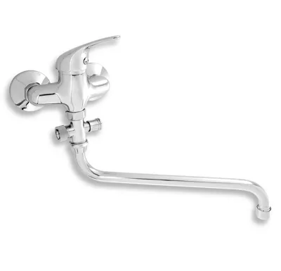 NOVASERVIS Paneláková baterie bez sprchy 100 mm Titania Iris chrom - 92075/1,0