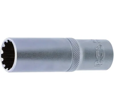 BGS Hlavice nástrčná 1/2" 17 mm, prodloužená, "GearLock"