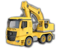 Kids World Logická stavebnice LOGIS AUTO bagr