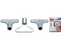 BGS Klíče pro odvzdušnění topení, 3dílná sada