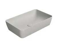 GSI NUBES keramické umyvadlo na desku 60x38cm, cenere mat