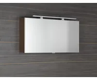 SAPHO CLOE galerka s LED osvětlením 100x50x18cm, borovice rustik (3)