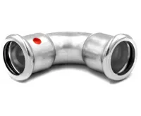 C-STEEL lisovací koleno FxF 90° - 22 vnitřní - vnitřní, uhlíková ocel