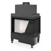 ROMOTOP Rohová krbová vložka HEAT R 4G S 65.51.40.26  s děleným sklem, Pravé otvírání, Černý Igniton
