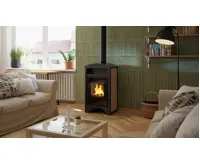 HS Flamingo Krbová kamna AQUAFLAM VARIO ® BARMA 11/7kW dlažba Bělený Dub (20)