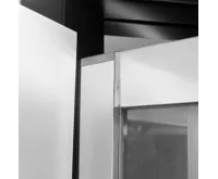 LIMA Sprchový kout, obdél.,pivot. dveře, 2xboční stěna, 80x100x80x190cm, chrom ALU, sklo Čiré 6mm (1)