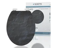 Schütte WC sedátko BLACK STONE | MDF HG, Soft Close (12)