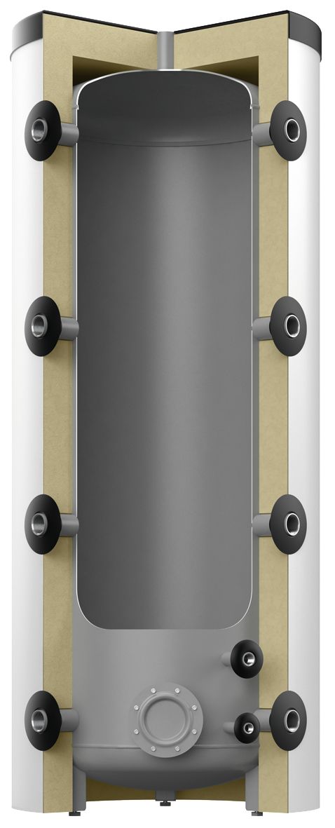 Reflex Akumulační nádrž Storatherm HF 1500/R_C s izolací, stříbrná