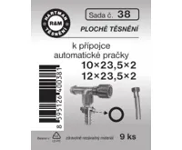 Hartman Sada č.  38: sada pryž.těs.had. pračky - 12x23.5x2 - 9x6092pvč