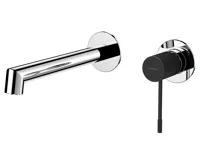 SAPHO SOLARIS podomítková dvouprvková umyvadlová baterie, chrom/černá mat SAPHO SOLARIS podomítková dvouprvková umyvadlová baterie, chrom/černá mat