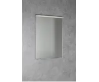 SAPHO TRAKA zrcadlo s LED osvětlením a poličkou, 60x80cm (3)