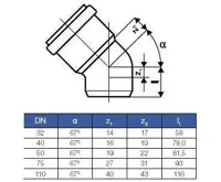 HTB koleno DN 40 - 67° (1)