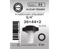 Hartman Sada č. 44: sada pryž.ěs.hadic.spoj. - 5/4" - 36x44x2 - 6x4458 Hartman Sada č. 44: sada pryž.ěs.hadic.spoj. - 5/4" - 36x44x2 - 6x4458