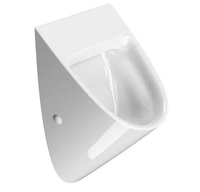 GSI COMMUNITY urinál se zakrytým přívodem vody, Rimless, 31x54,5cm, bílá ExtraGlaze