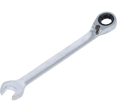 BGS Ráčnový očkoplochý klíč, přepínatelný, 13 mm