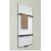 Koupelnový radiátor PMH ZONE Z1WH 450x1170, Bílá matná