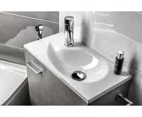 SAPHO AQUA umývátko 50,5x25cm, litý mramor, bílá (8)