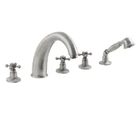 SAPHO ANTEA pětiprvková baterie na okraj vany, nikl