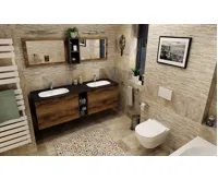 SAPHO IMPALA umyvadlo pod desku, Rockstone, 67,2x35,5cm, bílá mat (6)